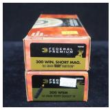 2- Boxes Federal Premium .300 WIN short mag
