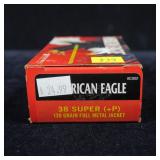 Box of Federal American Eagle .38 Super +P