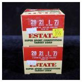 2- Boxes Estate 28 Ga. 2 3/4" 7 1/2 shot target
