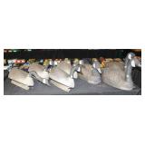 Lot, 7 synthetic goose decoys, 4 are G & H Company