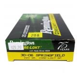 Box Remington .30-06 220-grain CoreLokt SP, 20