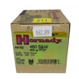Box Hornady .460 S & W 200-grain FTX, 20