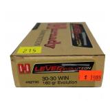 Box Hornady Lever Revolution .30-30 WIN 160-grain