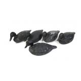 5- Early Ken Harris carved decoys over painted 5- Early Ken Harris carved decoys over painted