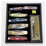 8- Patriotic pocket knives: WWII; 1775-1975, 8- Patriotic pocket knives: WWII; 1775-1975,
