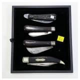 4- Assorted pocket knives: Wade & Butchers,