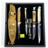 4- Knives: Hamemr, Solinger Sabre, V. Arge knife 4- Knives: Hamemr, Solinger Sabre, V. Arge knife
