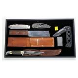 6- Knives: Dexter, Cousin Willies Hunting & 6- Knives: Dexter, Cousin Willies Hunting &