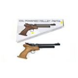 CP1 515mm Co2 pellet pistol with box, used CP1 515mm Co2 pellet pistol with box, used
