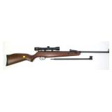 Beeman air rifle 4.5, S/N 120741190 with extra