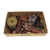 Lot, leather holsters