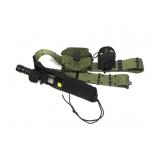 Lot, pistol belt with hunting knife, compass in Lot, pistol belt with hunting knife, compass in