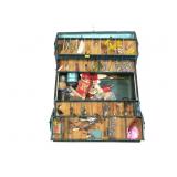 Walton "Grip Loc" tackle box with contents