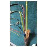 Quiver, arrows, 3 bows Quiver, arrows, 3 bows