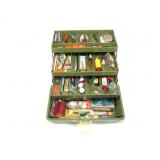 Old Pal tackle box with contents Old Pal tackle box with contents