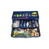 Old Pal tackle box with contents Old Pal tackle box with contents