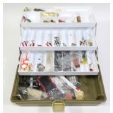 Adventurer 1713 tackle box with contents