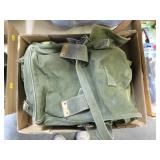Small OD green backpack and pouches Small OD green backpack and pouches