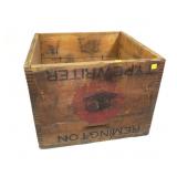 Remington typewritter dovetailed wooden box Remington typewritter dovetailed wooden box