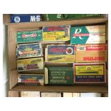 Lot, vintage boxes ammo, brass, reloads Lot, vintage boxes ammo, brass, reloads