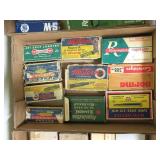 Lot, vintage boxes ammo, brass, reloads