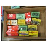 Lot, bullets: 9mm, .243, 7mm, .270 WIN, 7 boxes