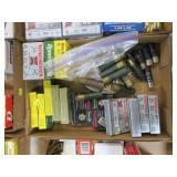 Lot, 12 Ga. ammo: 2 large boxes, 11 small boxes,