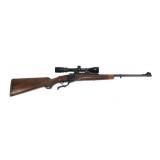 Ruger No. 1 7x 57mm rifle, 22" barrel with 3-9x