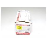 Box of Winchester .40 S&W 165-grain FMJ cartridges Box of Winchester .40 S&W 165-grain FMJ cartridges
