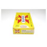Box ofWestern SuperX .358 Winchester Box ofWestern SuperX .358 Winchester
