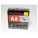 Box of Winchester AA 12 Ga. 2.75" No. 8 shot Box of Winchester AA 12 Ga. 2.75" No. 8 shot