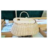 Wicker fishing creel Wicker fishing creel
