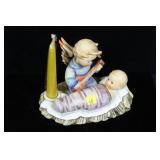 Hummel #24/III "Lullaby" candleholder, L.B.