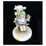 Hummel #677 "Apple Tree Boy," candleholder with