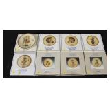 Lot, 8 Hummel Annual plates in BAS relief: 1980-