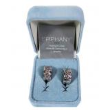 Sterling silver platinum plated Epiphany