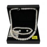Honora sterling silver 18" freshwater pearl