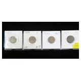 4- 1859 Indian Head cents