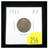 1913 Lincoln cent, XF