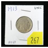 1913 Buffalo nickel, type II