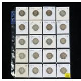24- Barber quarters, mixed dates, 1894-1916,