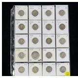 38- Standing Liberty quarters, mixed dates, 1926-