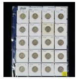 33- Standing Liberty quarters, mixed dates, 1917-