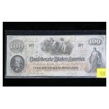 $100 Confederate States note, uncirculated, T-41