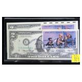2- $2 First Day Issue notes, series of 1976,