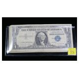 27- $1 silver certificate, series of 1957