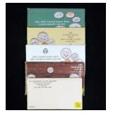 5- U.S. Mint sets: 1972, 1985, 1989, 1990, 1993