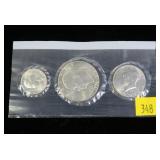 1976 3-piece uncirculated Bicentennial set, 40%