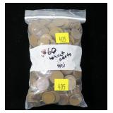 Lot, wheat cents, 360 pcs.