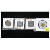 Lot, Prince Edward cents and good luck token